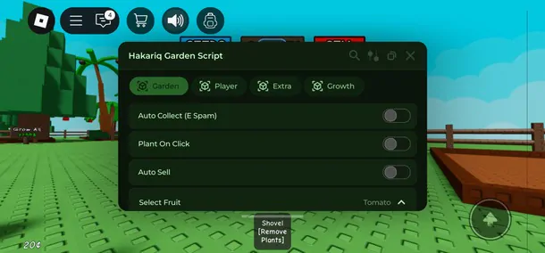 Hakariq Garden Script No Key Grow a Garden Script