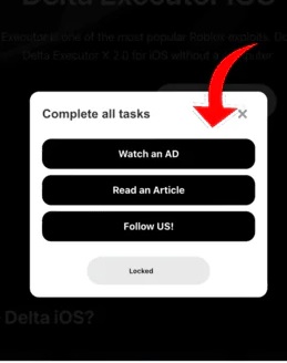 Complete three tasks to get Delta iOS on iPhone