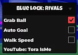 GUI [UPD] - Grab Ball, Auto Goal, Walk Speed