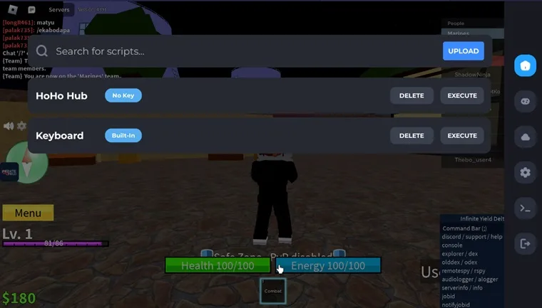 Delta Executor Latest Android User Interface
