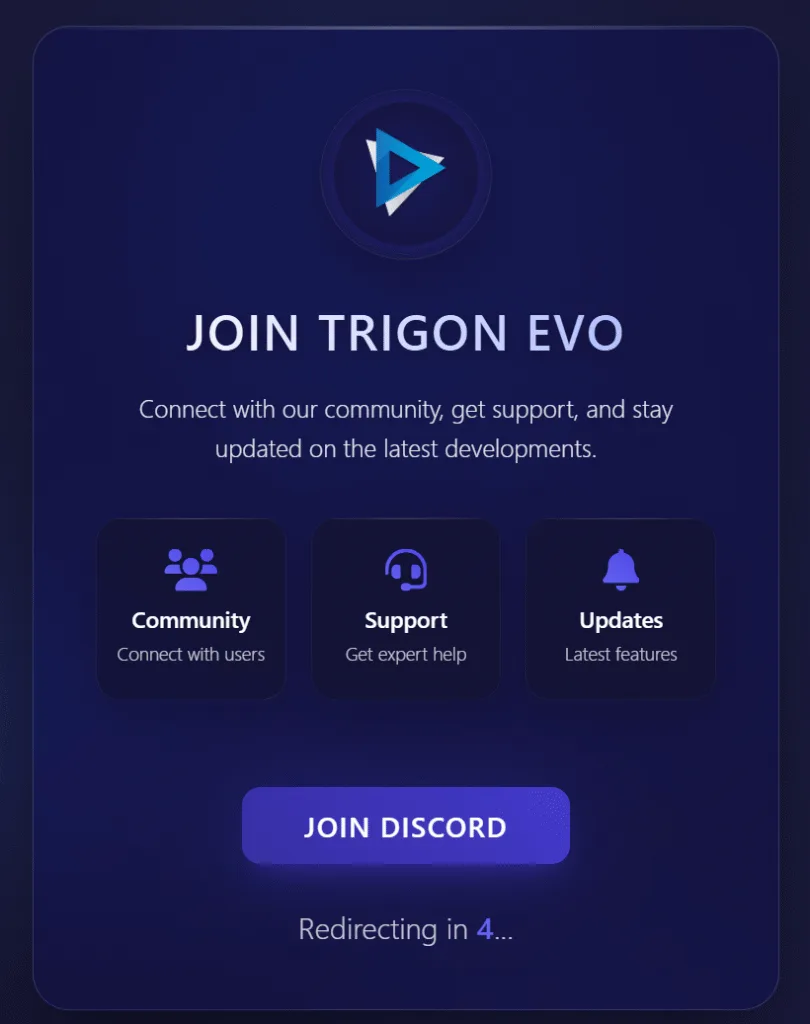 Join Trigon Evo Community