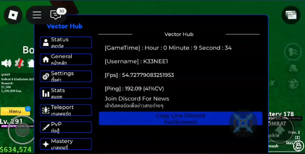 Vector Hub Blox Fruits Script