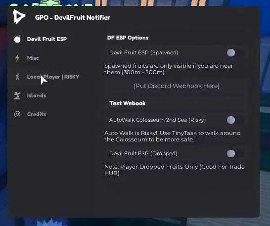 Grand Piece Online Script No Key - ESP, No Fog, Auto Fish